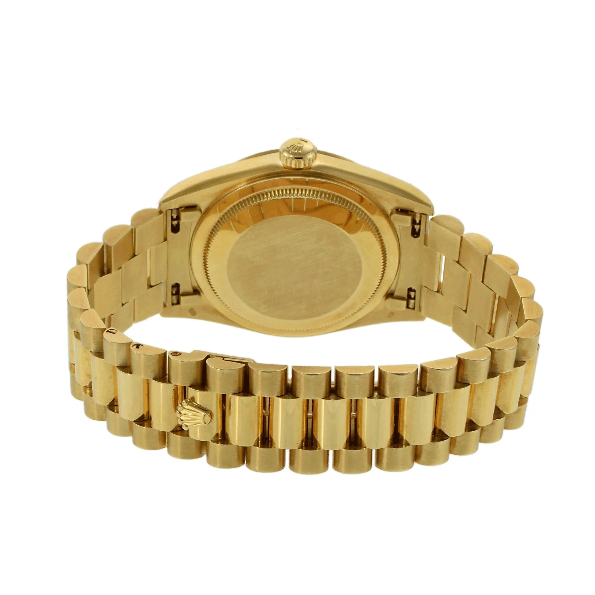 Rolex President Day-Date Yellow Gold Diamond Dial Watch 19238