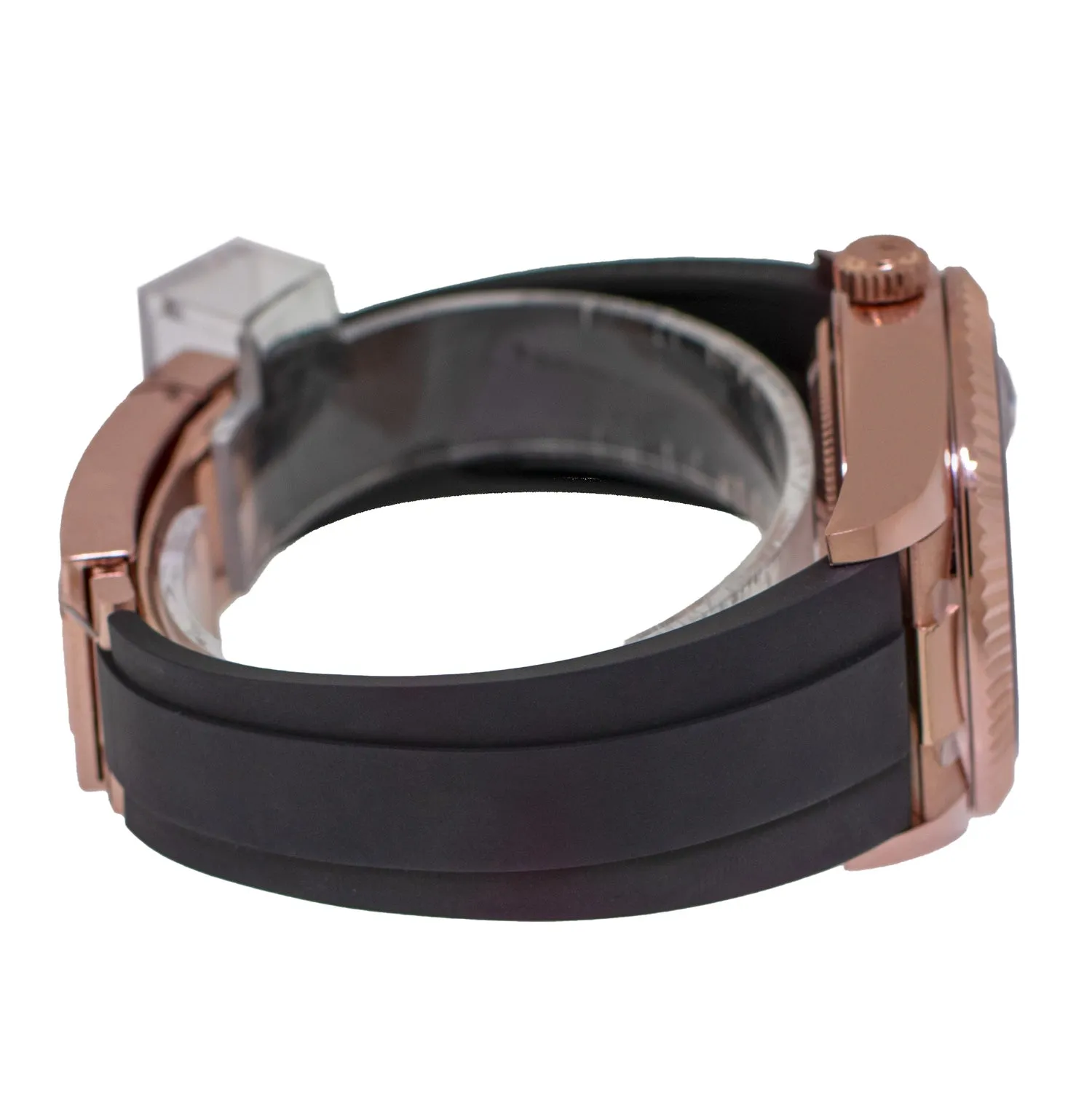 Rolex Sky-Dweller 42mm Everose Gold Chocolate Index Dial & Fluted Bezel 326235