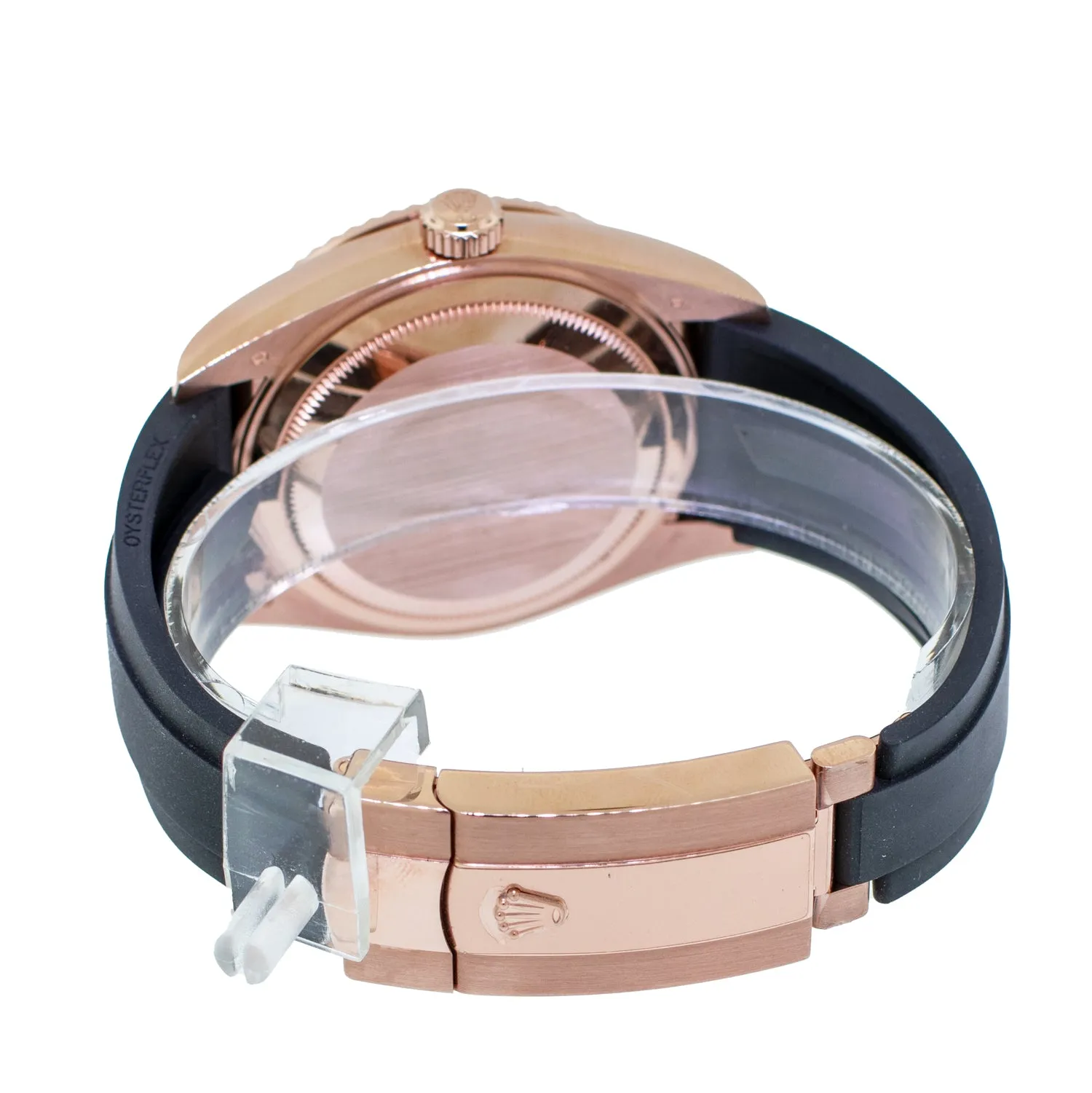 Rolex Sky-Dweller 42mm Everose Gold Rhodium Index Dial & Fluted Bezel 336235