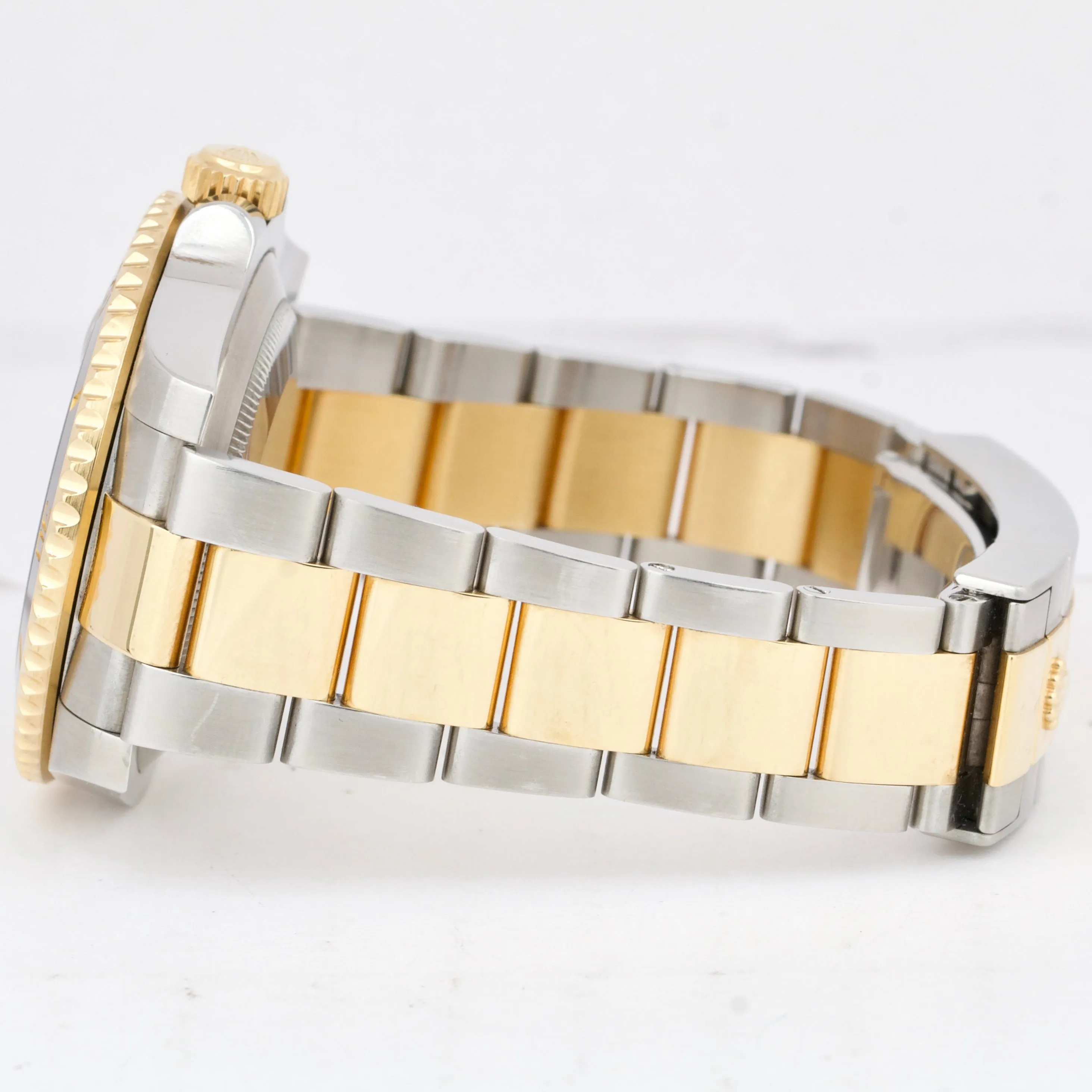 Rolex Submariner Ceramic Black 40mm 116613 LN 18K Two-Tone Yellow Gold Watch
