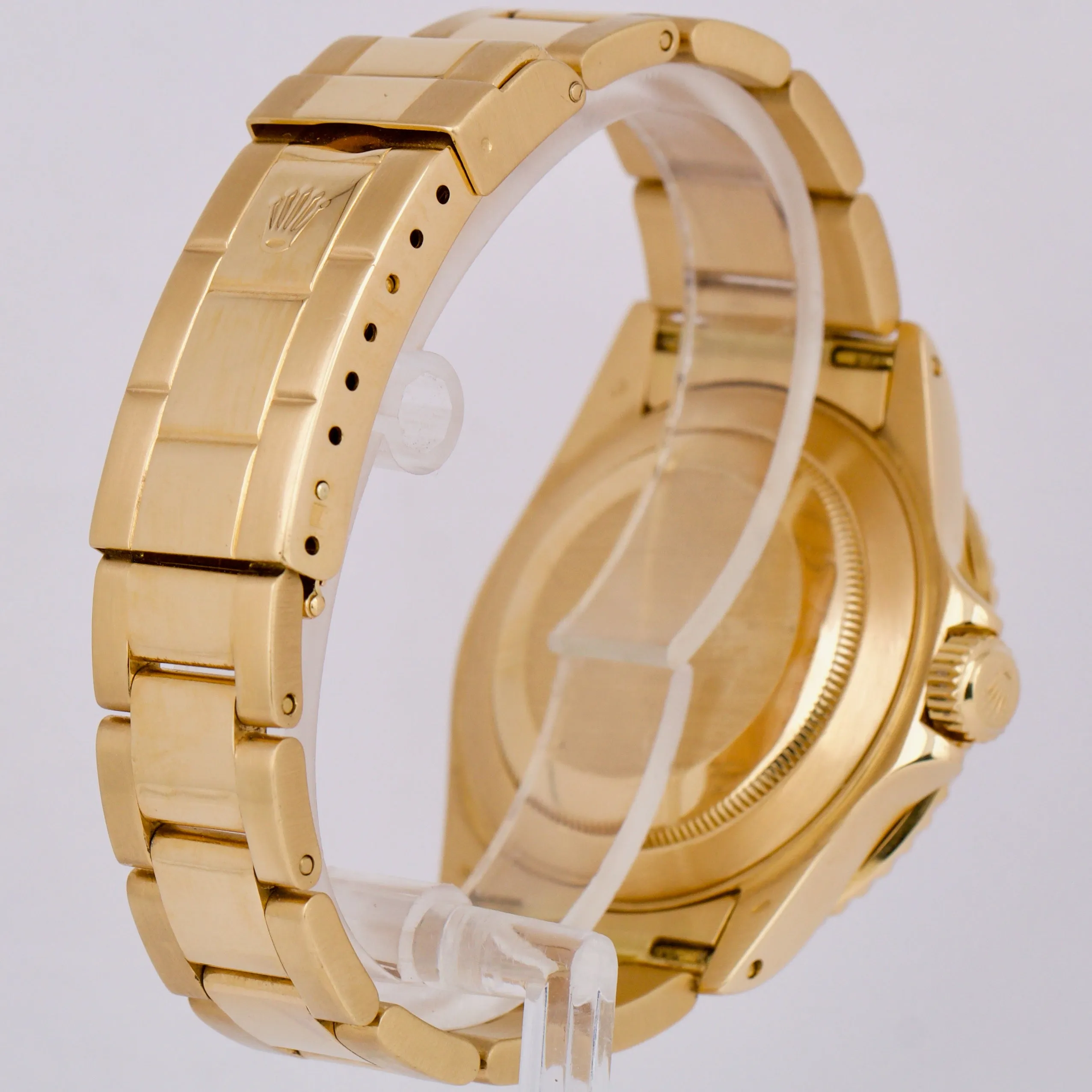 Rolex Submariner Date BLUE 18K Yellow Gold 40mm Oyster Automatic 16618 Watch
