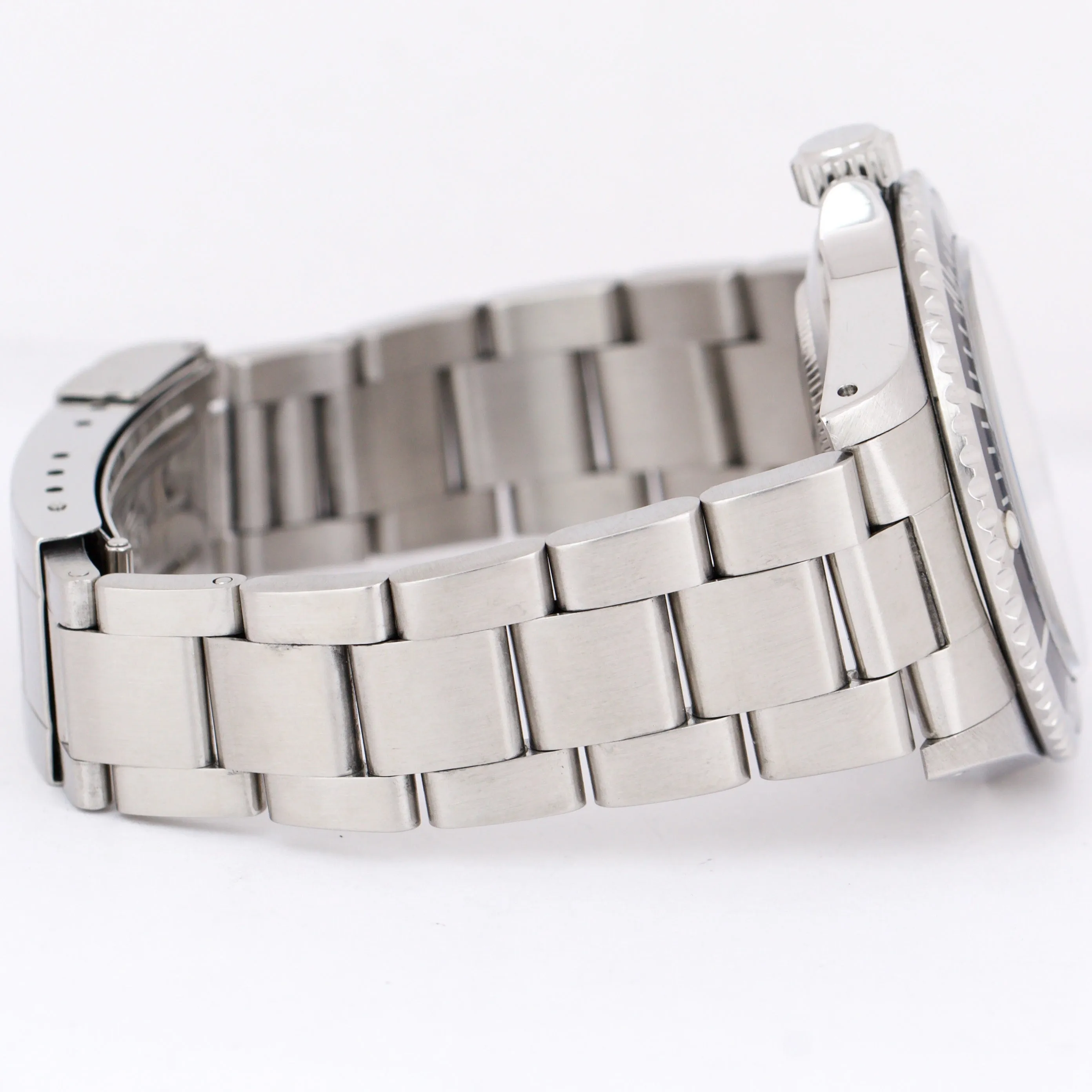 Rolex Submariner No-Date Black 4 LINE REHAUT Stainless Steel 40mm 14060M BOX