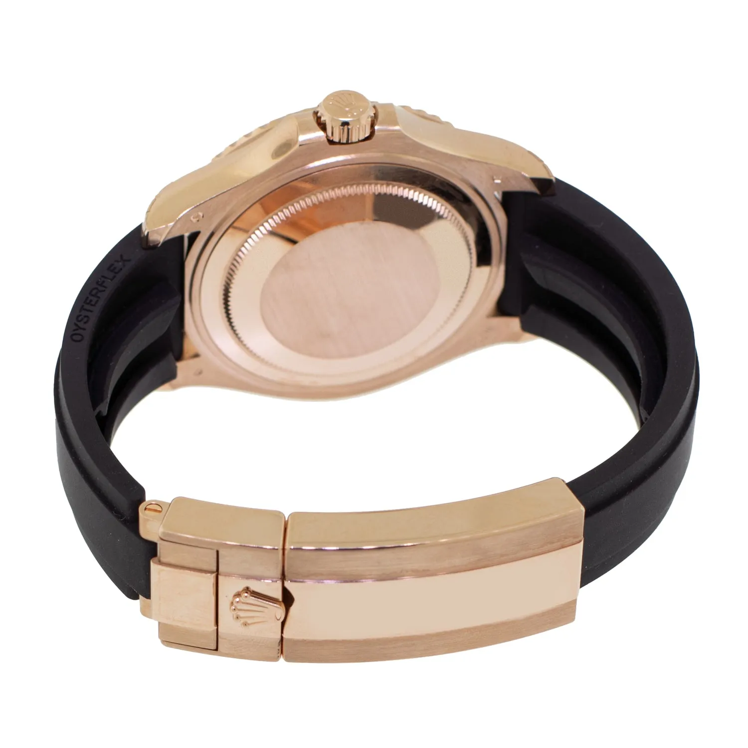 Rolex Yacht-Master 37mm Rose Gold Black Dial & Black Bezel 268655