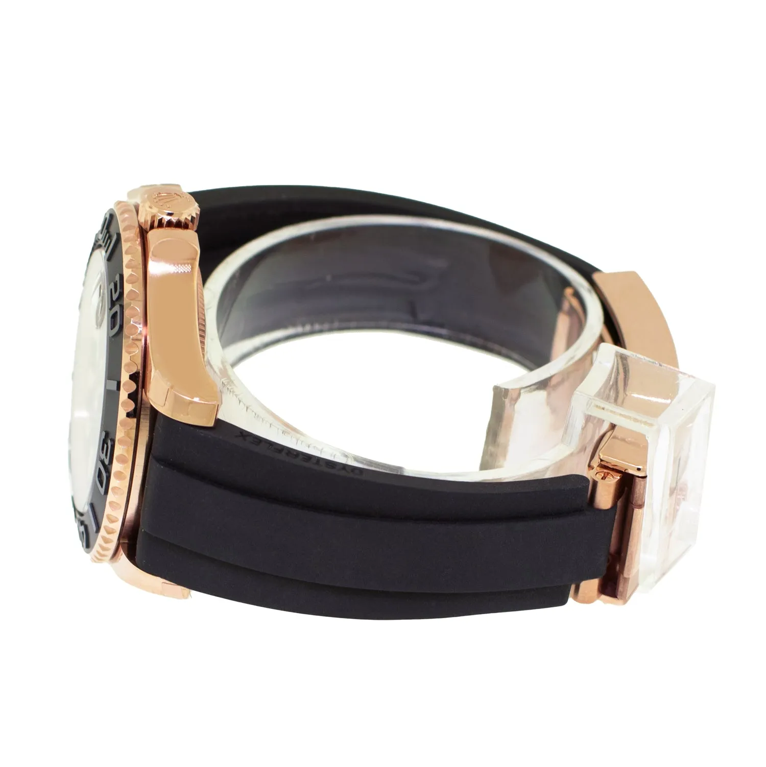 Rolex Yacht-Master 37mm Rose Gold Black Dial & Black Bezel 268655