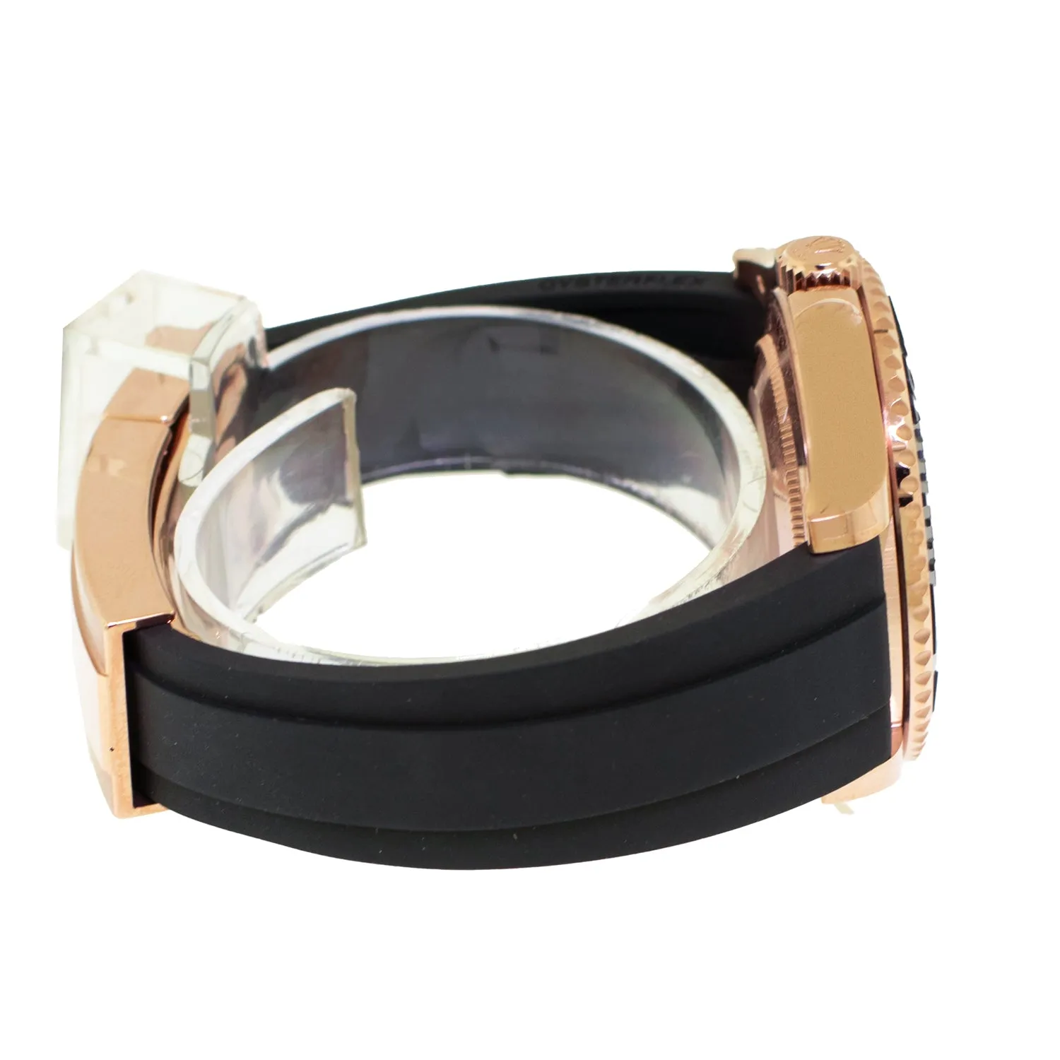 Rolex Yacht-Master 37mm Rose Gold Black Dial & Black Bezel 268655