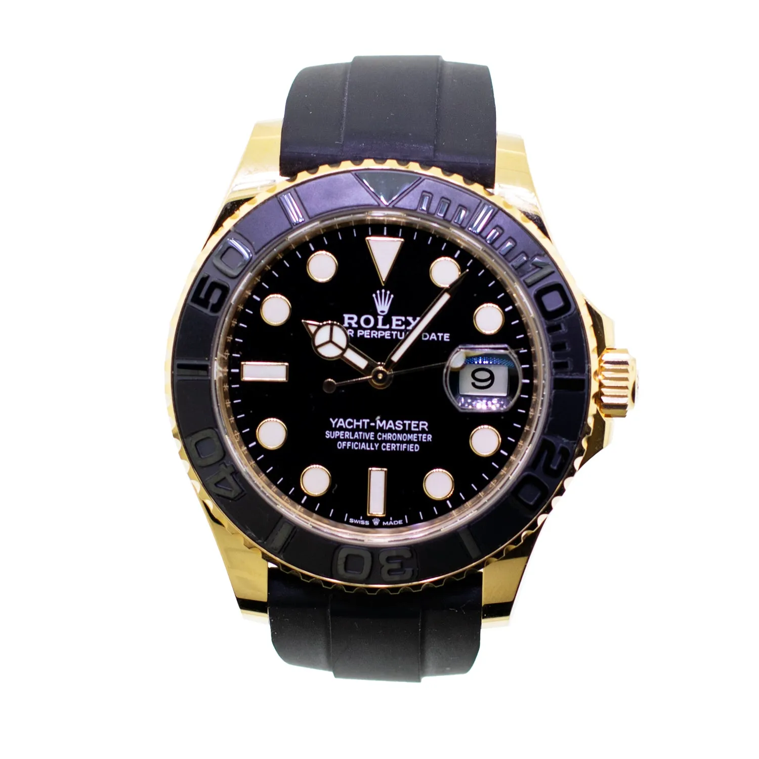 Rolex Yacht-Master 42mm Yellow Gold Black Dial & Black Bezel 226658