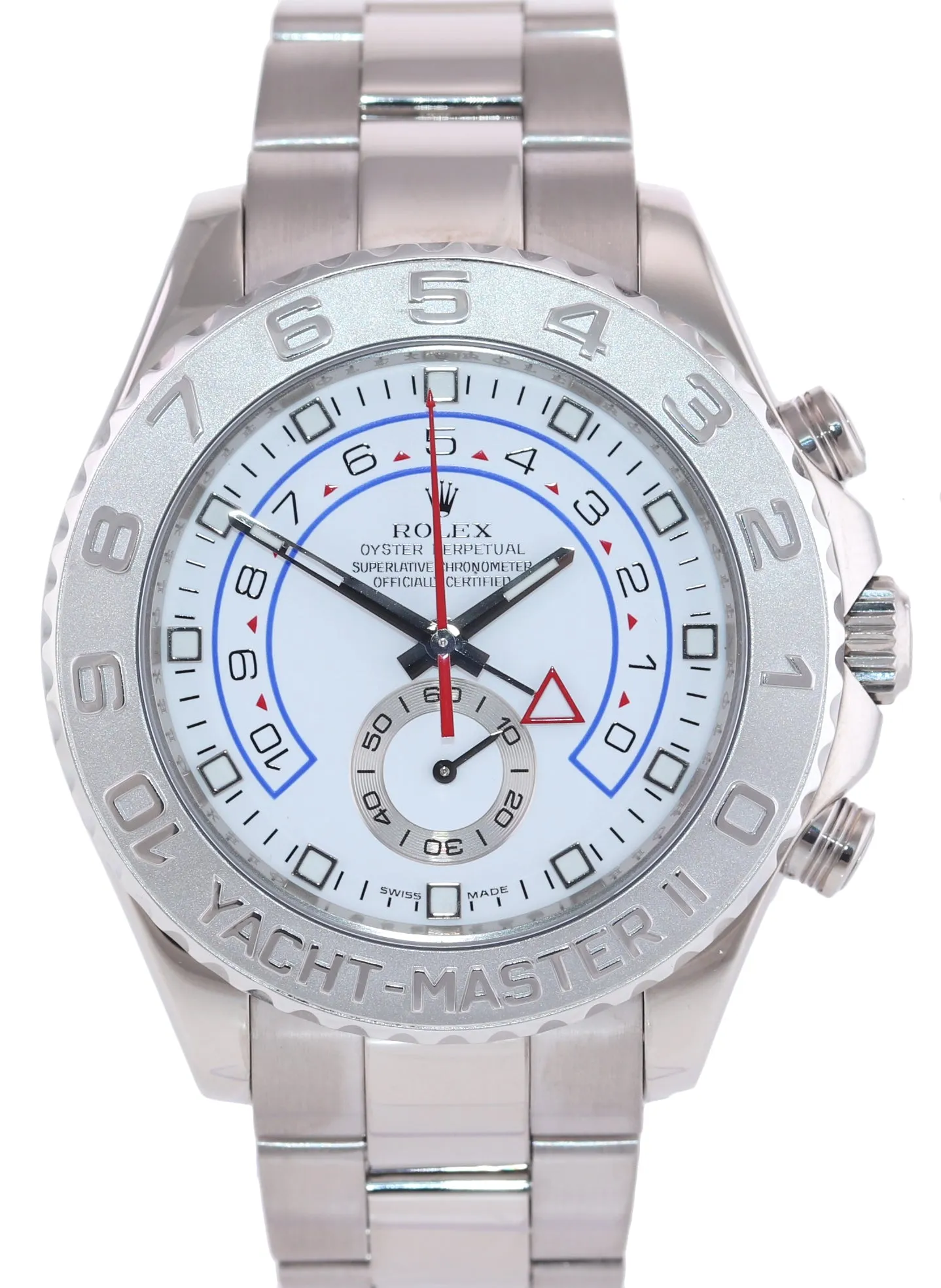 Rolex Yacht-Master II 44mm 18k White Gold 116689 YM 2 Watch Box