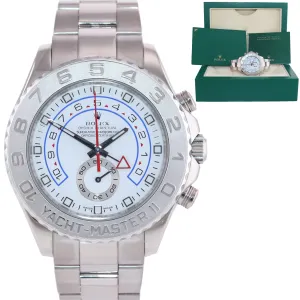 Rolex Yacht-Master II 44mm 18k White Gold 116689 YM 2 Watch Box