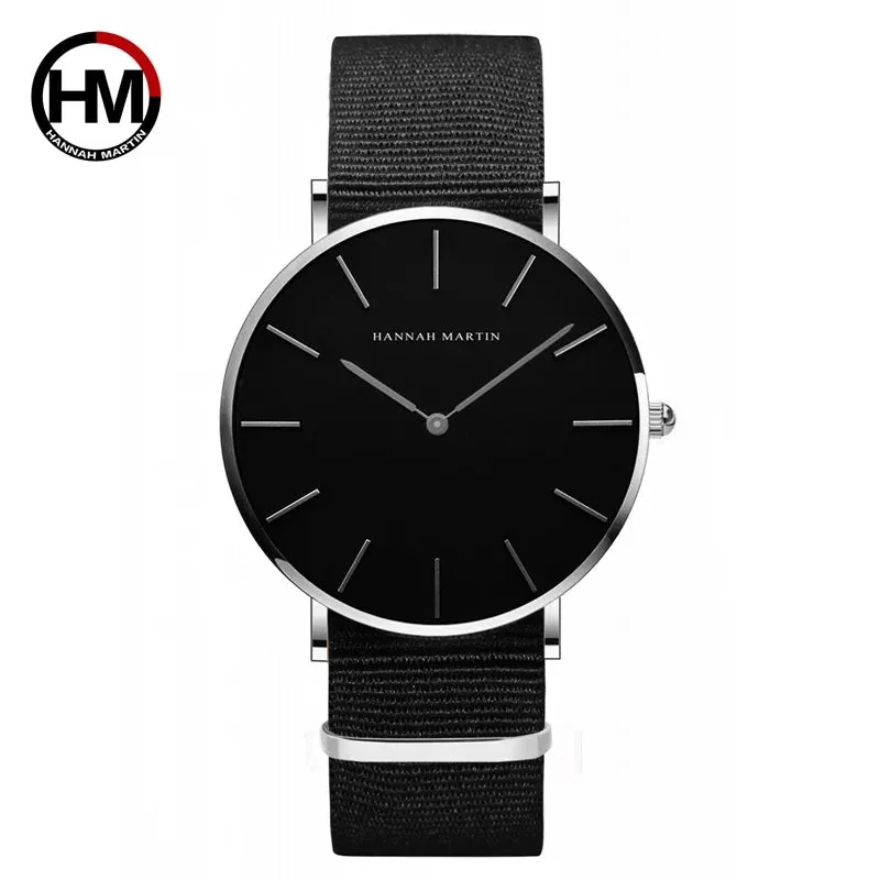 Rose Gold Dial Leather Wristwatch