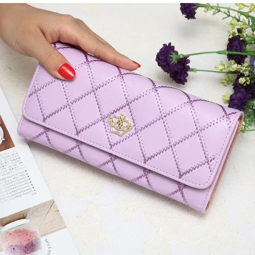Royal Plaid Long Wallet