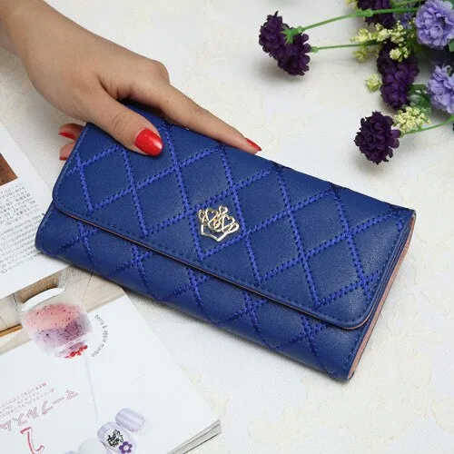 Royal Plaid Long Wallet