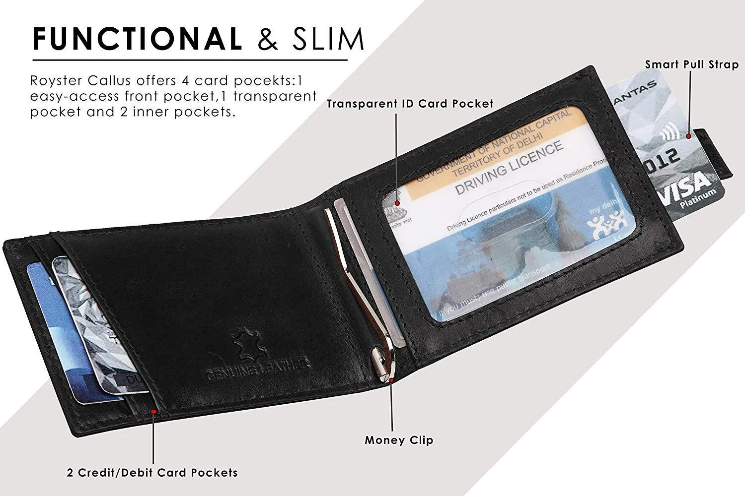 Royster Callus Black Men's Wallet