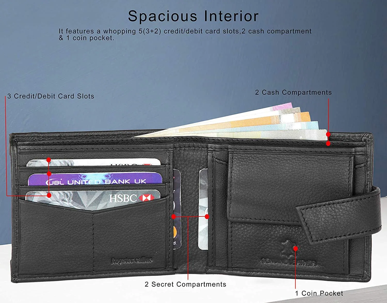 Royster Callus Black Men's Wallet