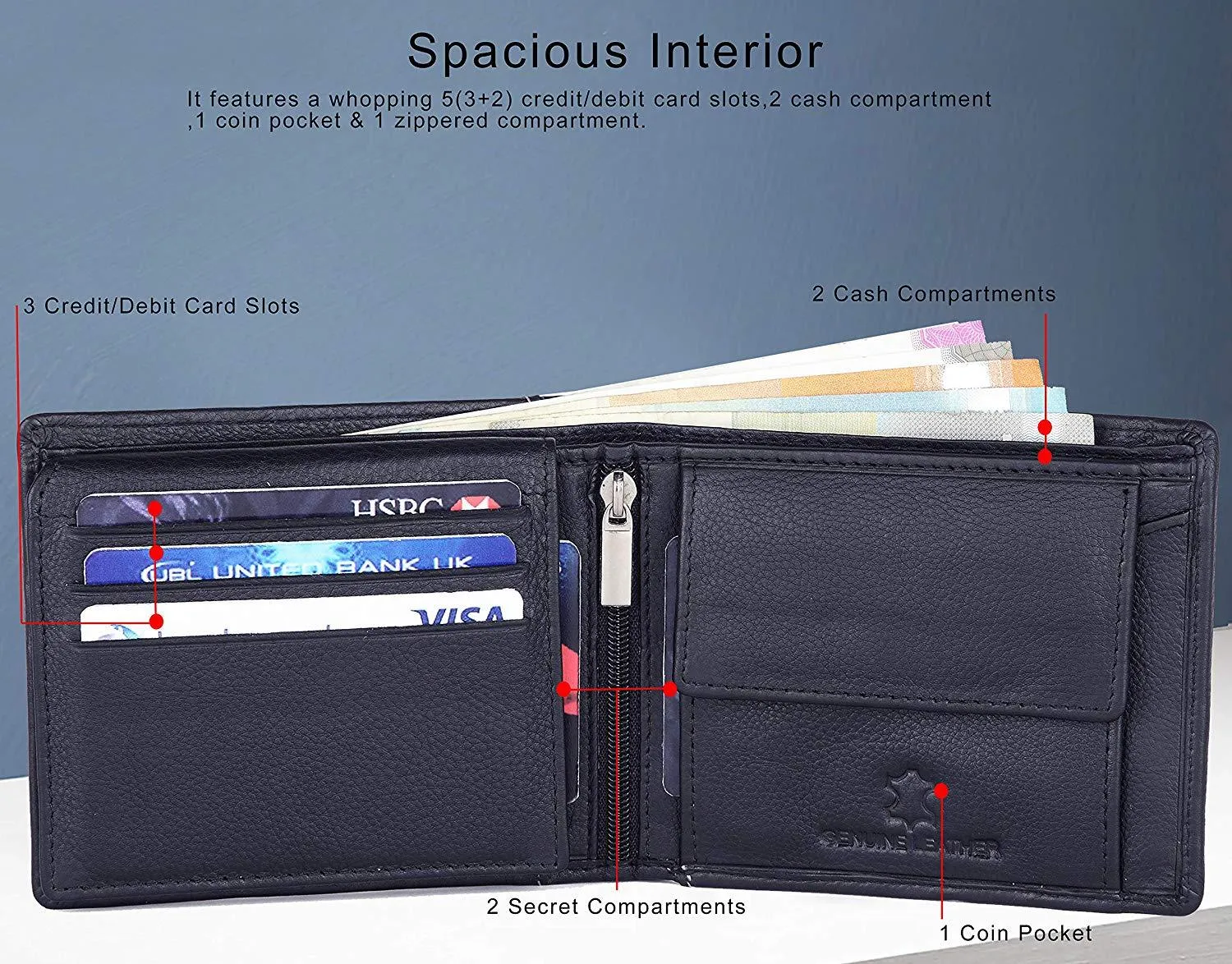 Royster Callus Blue Men's Wallet