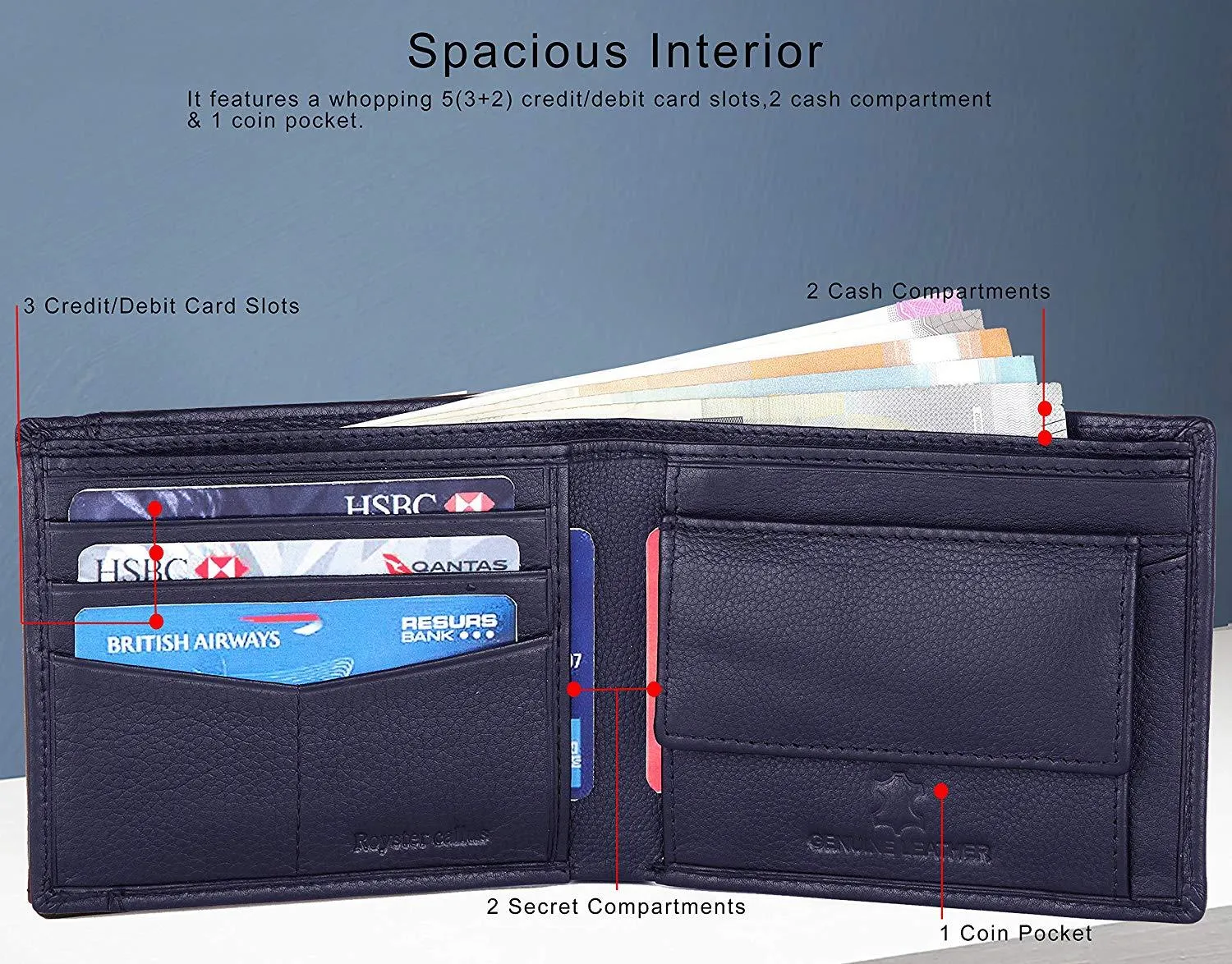 Royster Callus Blue Men's Wallet