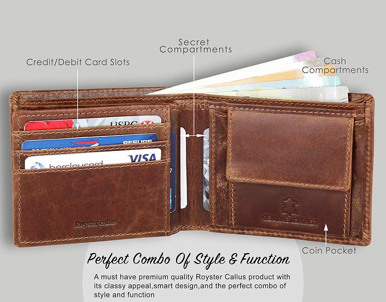 Royster Callus Tan Men's Wallet