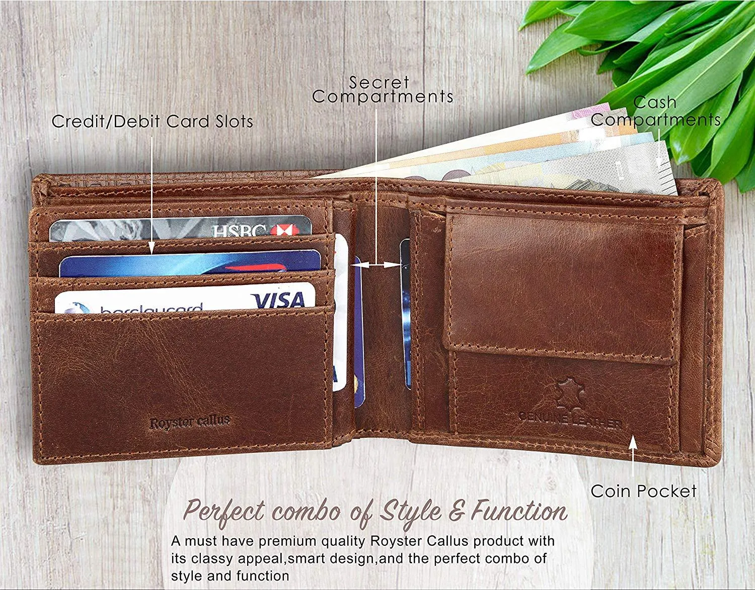 Royster Callus Tan Men's Wallet