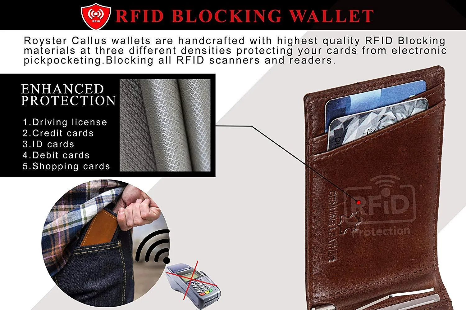 Royster Callus Tan Men's Wallet