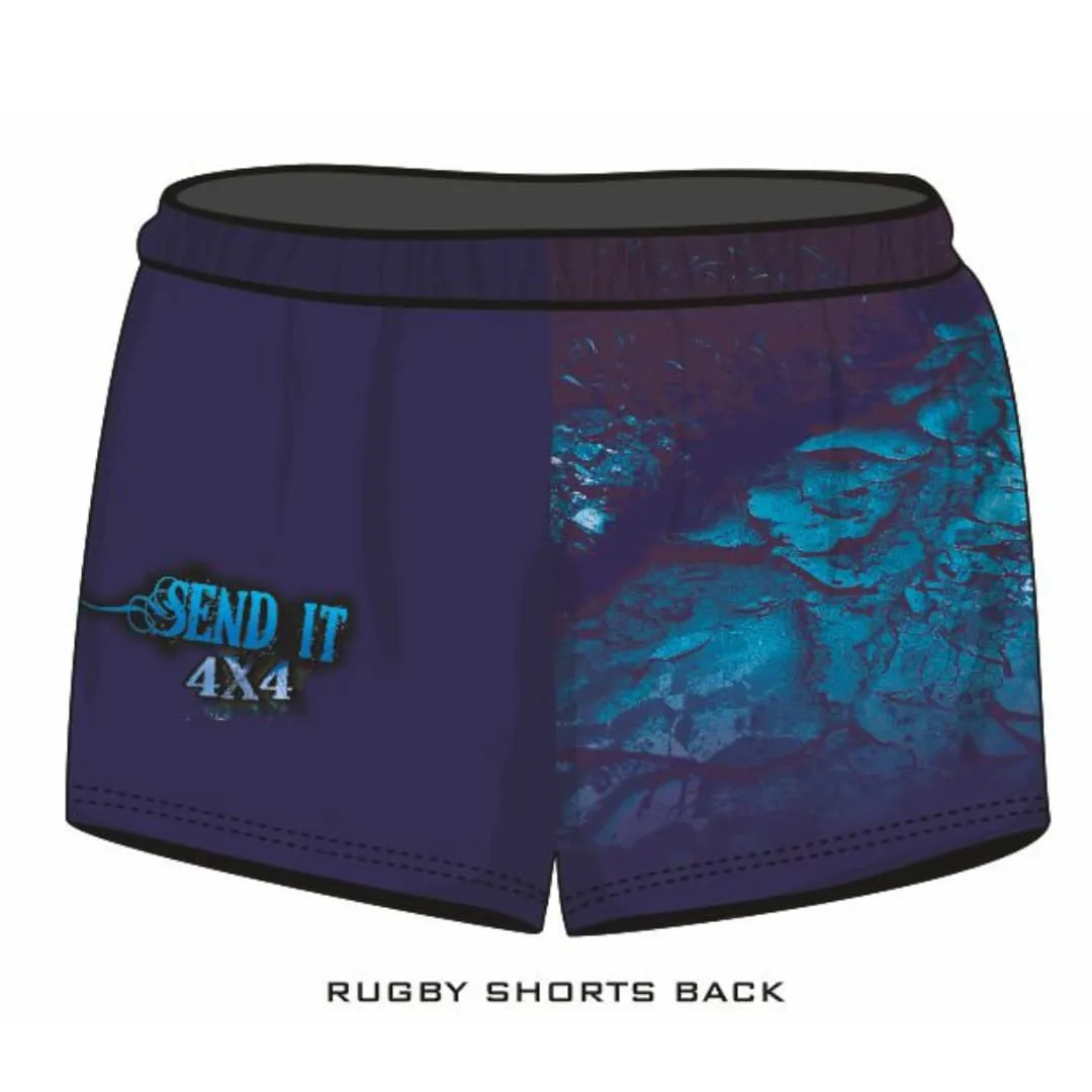 Rugby Shorts | Send It 4x4 Blue ★Pre-Order★