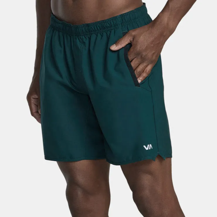 RVCA Yogger Stretch 17" Shorts - Deep Sea Green