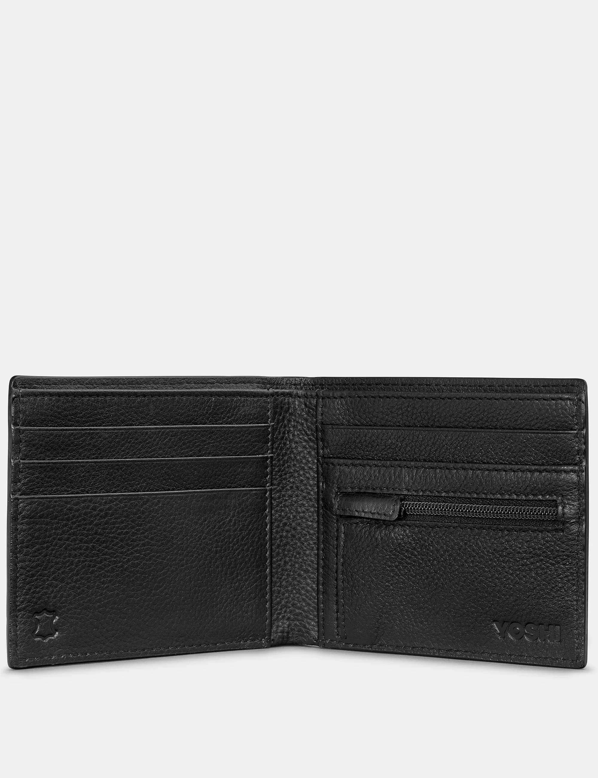 Sci-Fi Bookworm Black Leather Wallet