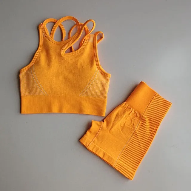 Seamless Bra & Shorts Set