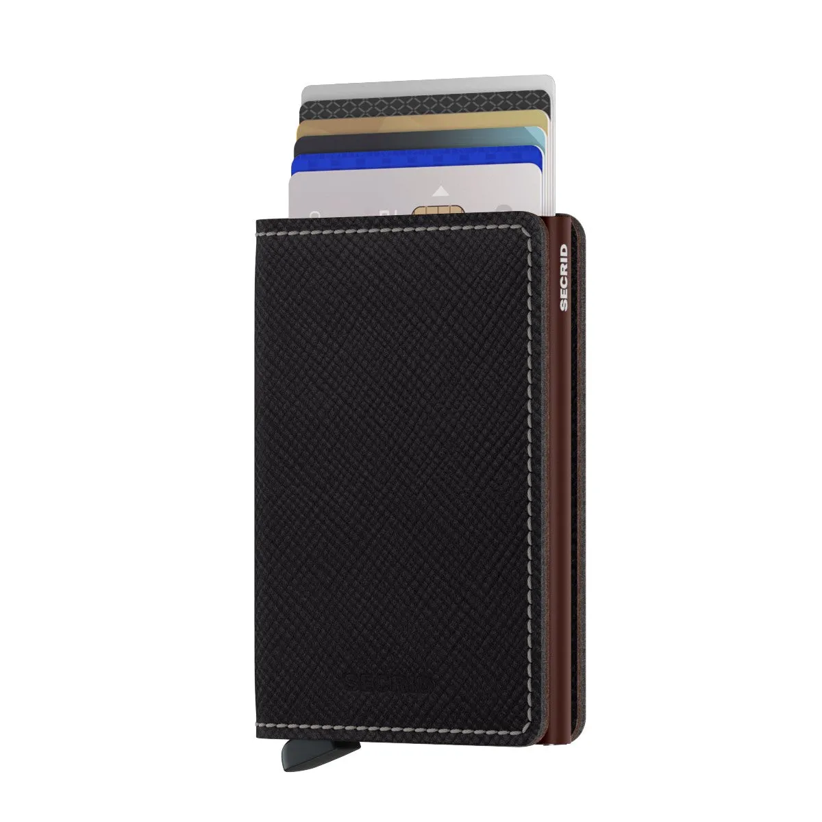 Secrid Slimwallet Saffiano - Brown