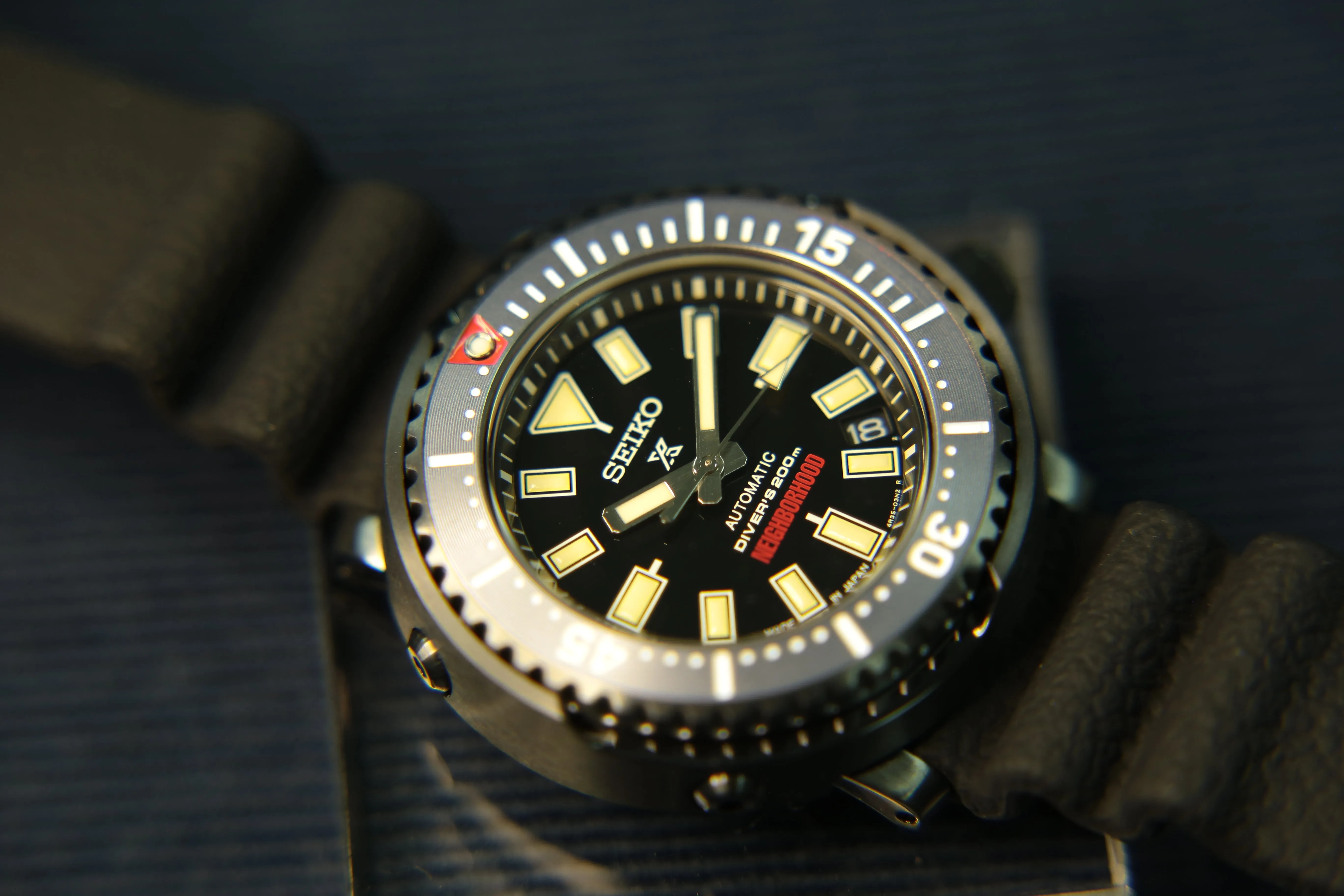 Seiko X Neighborhood Prospex Automatic Diver Limited Edition Tuna SBDY077