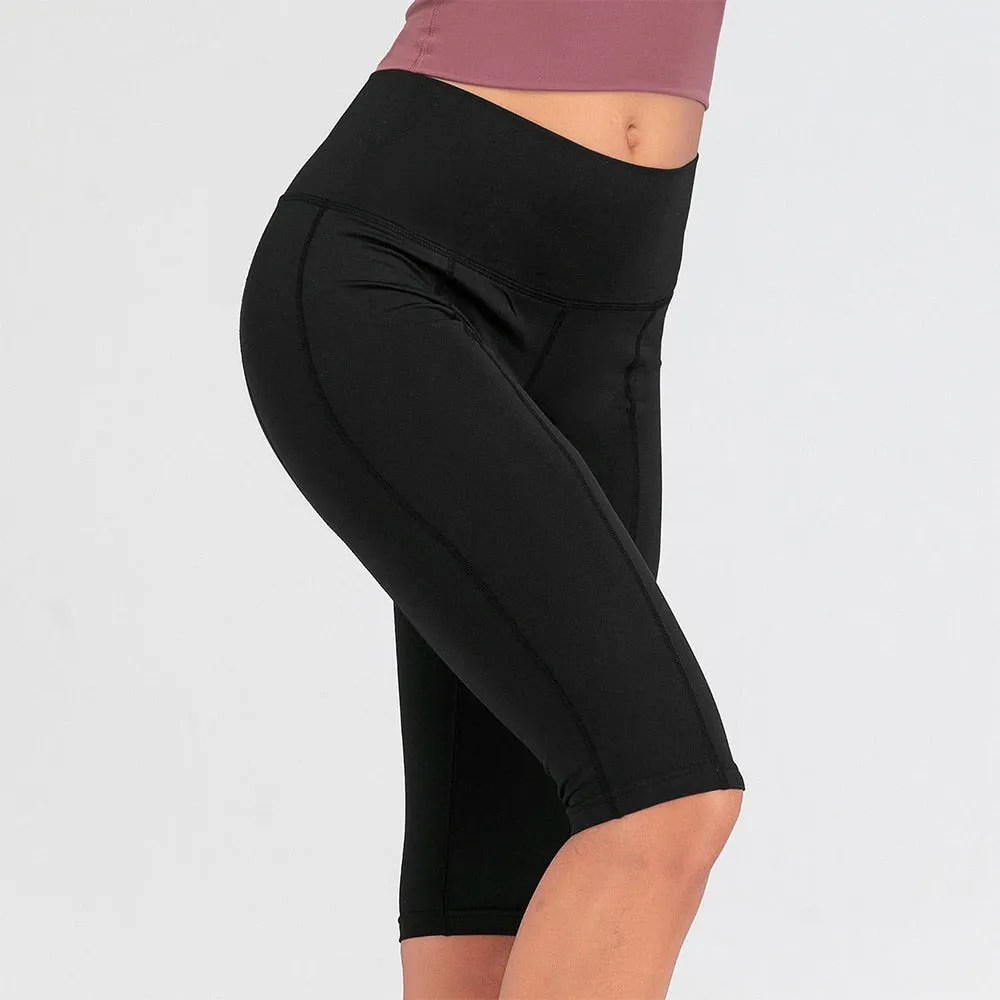 Sexy Women Stretch Biker Shorts Workout Leggings Neon Green Black Athletic Workout Fitness Jogger High Waist Yoga Shorts