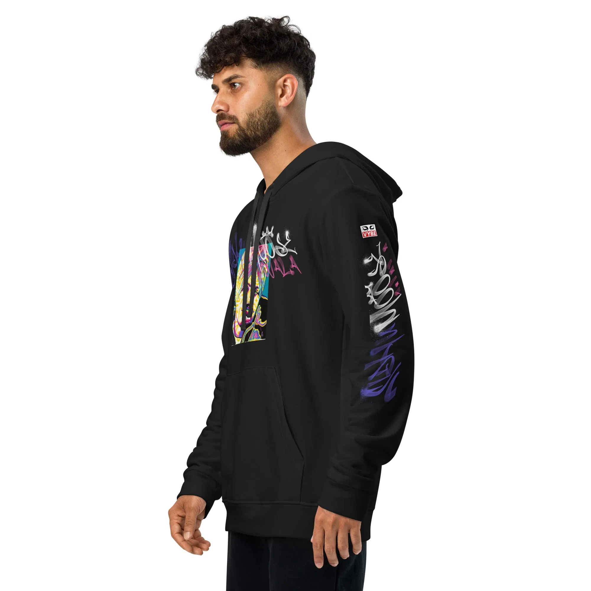 Sidhu Moose Wala Graffiti Vybe - adidas fleece hoodie