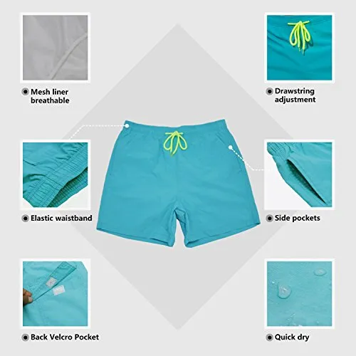 SILKWORLD Quick-Dry Swim Shorts