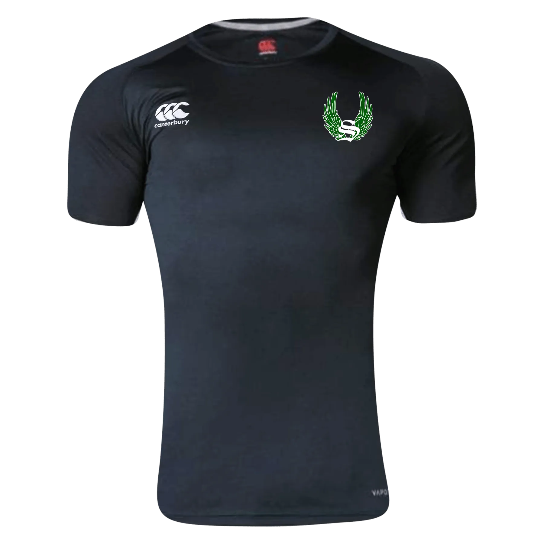 Sirens Canterbury Team Black Dry Rugby  T-Shirt