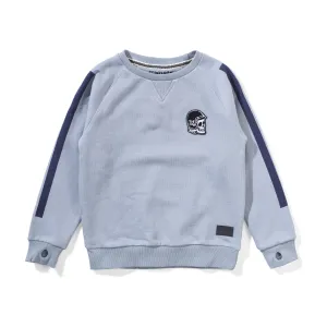 Skull Racer Crew - Mid Blue