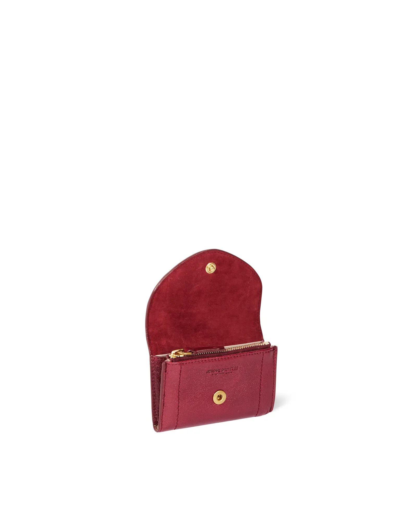 Small Helmut Wallet in Raisin