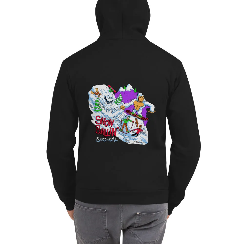 Sno Cal Snorilla Snow Ballin' Snowboard Hoodie