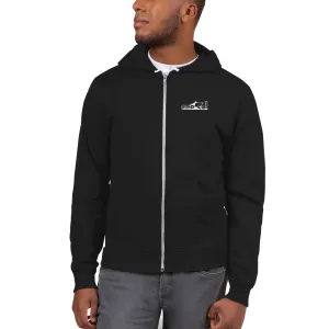 Sno Cal™ Unisex thick Hoodie with black lettering logo