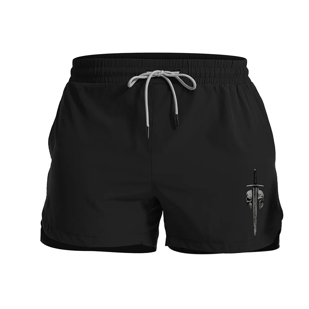 Spartan Sword Graphic Shorts