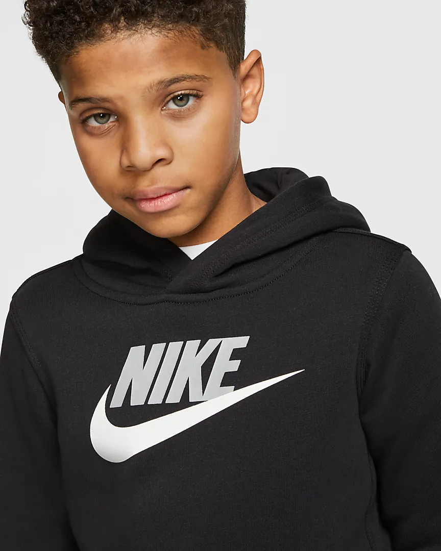 Sportswear Club Fleece Pullover Hoodie - Boys