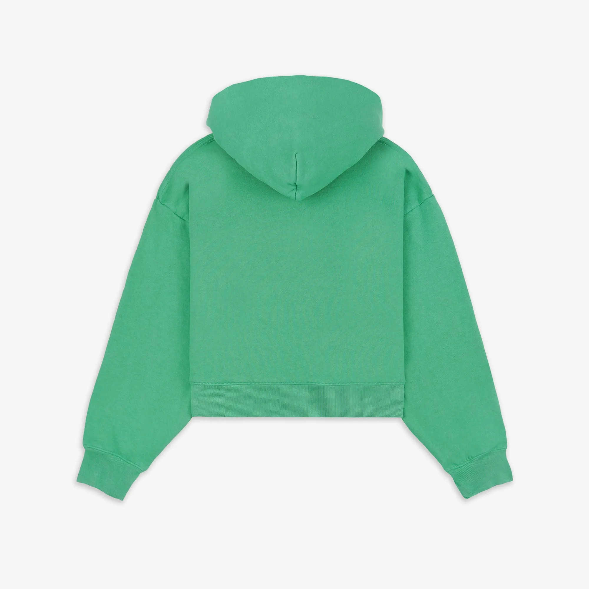 SPORTY & RICH | SRHWC CROPPED HOODIE { VERDE/WHITE