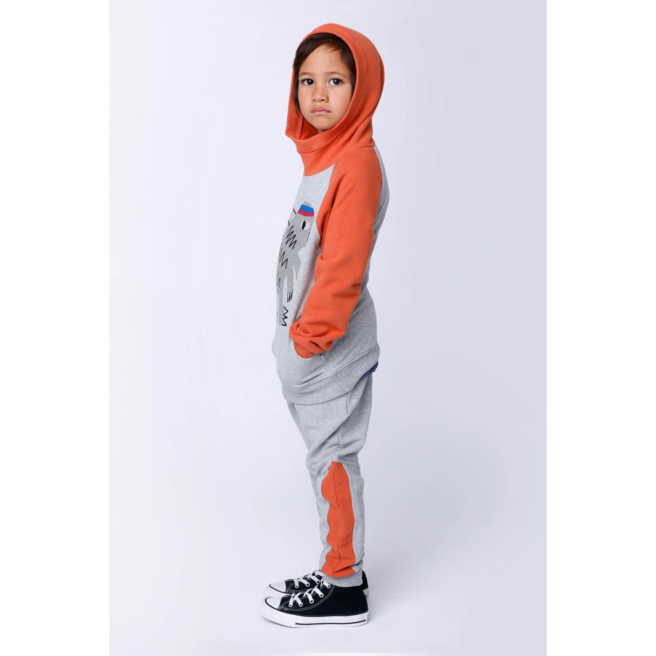 Sporty Dino Furry Hood