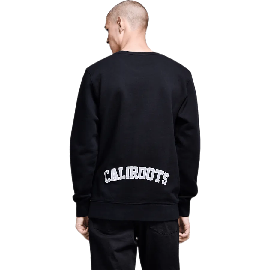Sporty La Crewneck Black