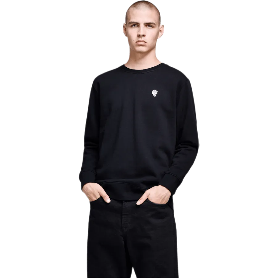 Sporty La Crewneck Black