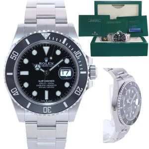 STICKERS MARCH 2022 NEW PAPERS Rolex Submariner 41mm Ceramic 126610 Watch