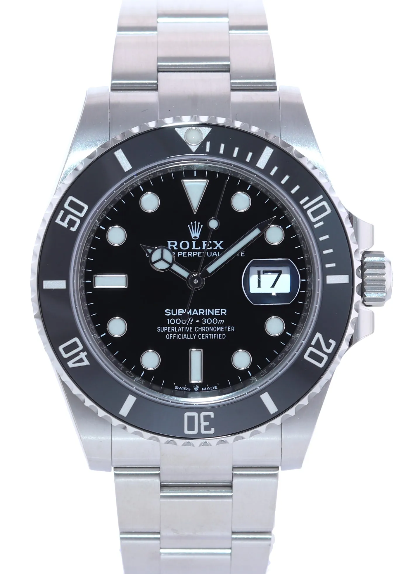 STICKERS MARCH 2022 NEW PAPERS Rolex Submariner 41mm Ceramic 126610 Watch