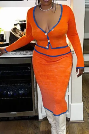 storexq Solid Color Hooded Sporty Pocket Pant Suit