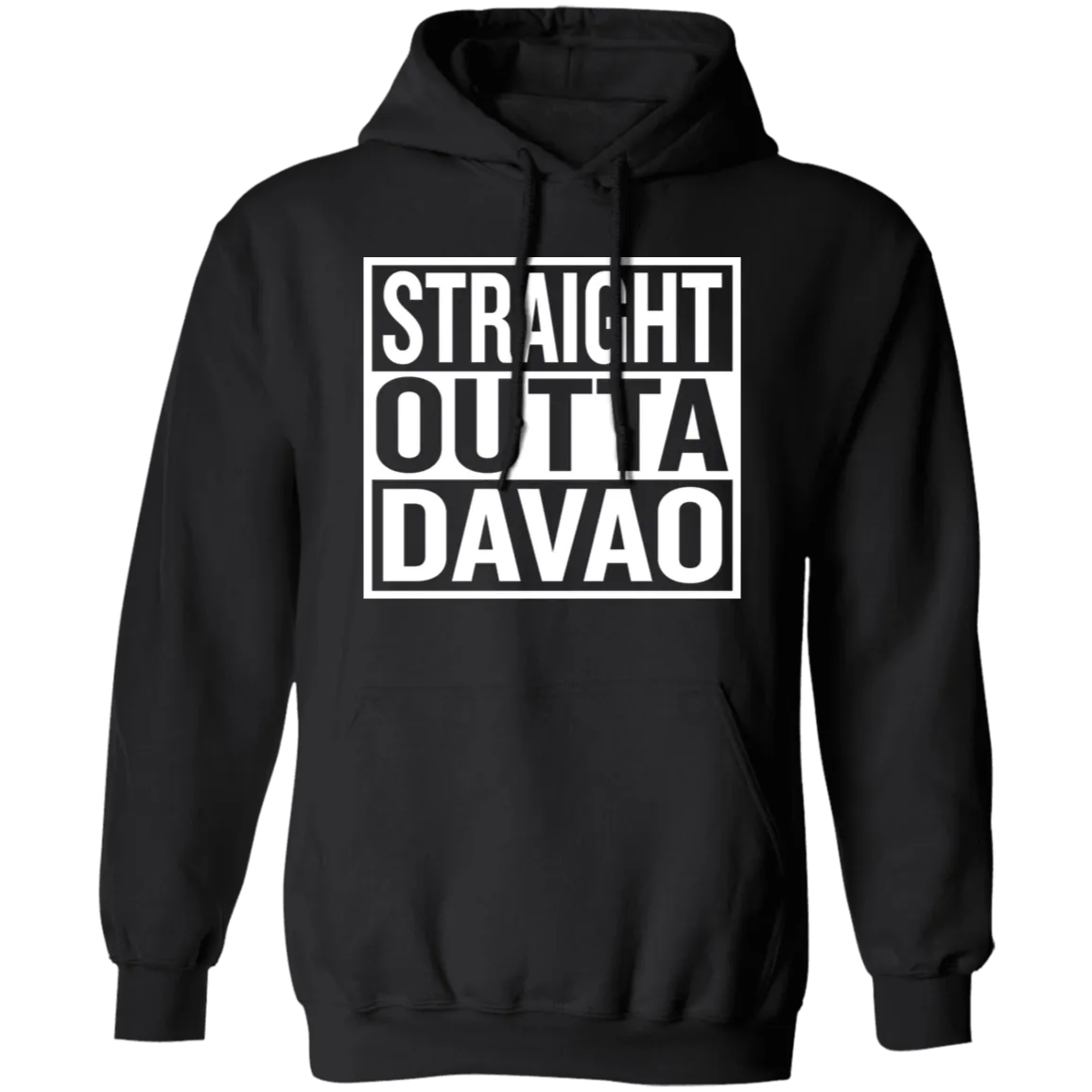 Straight Outta Davao Unisex Pullover Hoodie