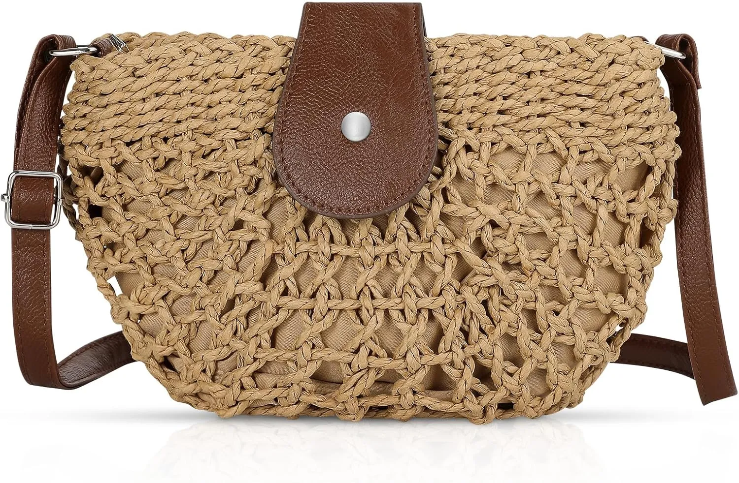 Straw Bag Woven Purse Straw Purse