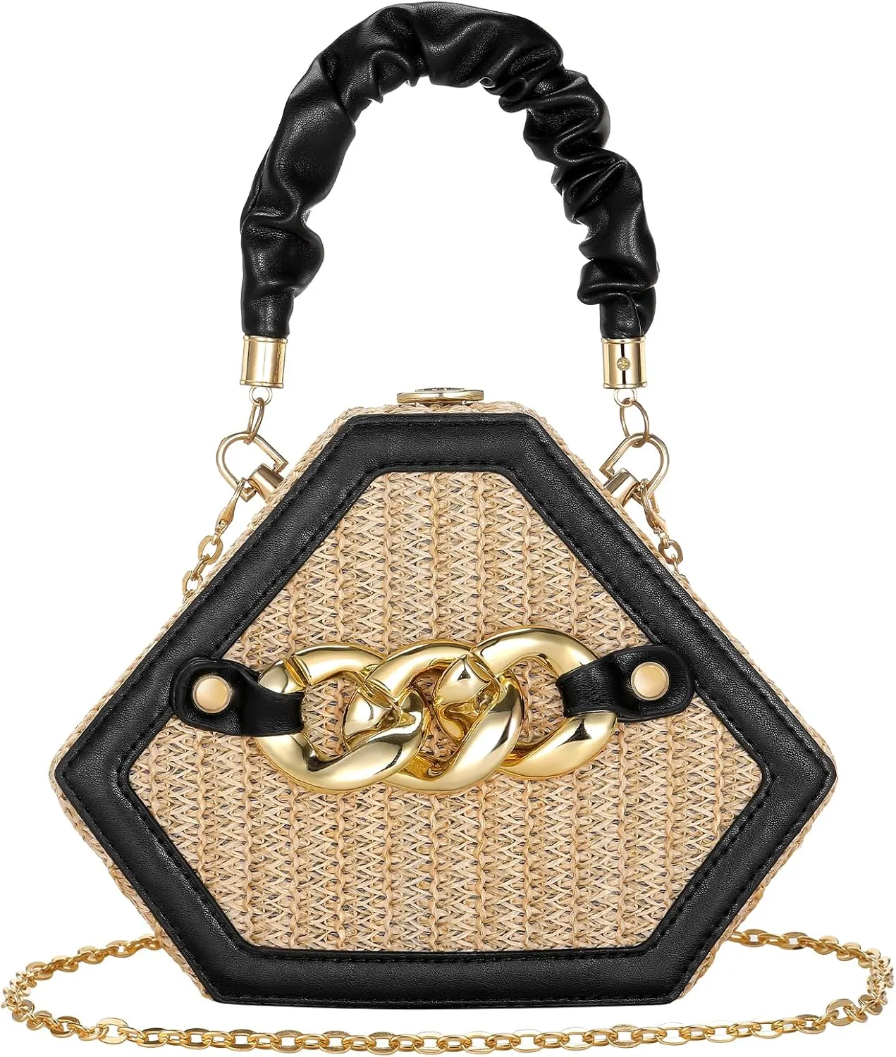Straw Bag Woven Purse Straw Purse