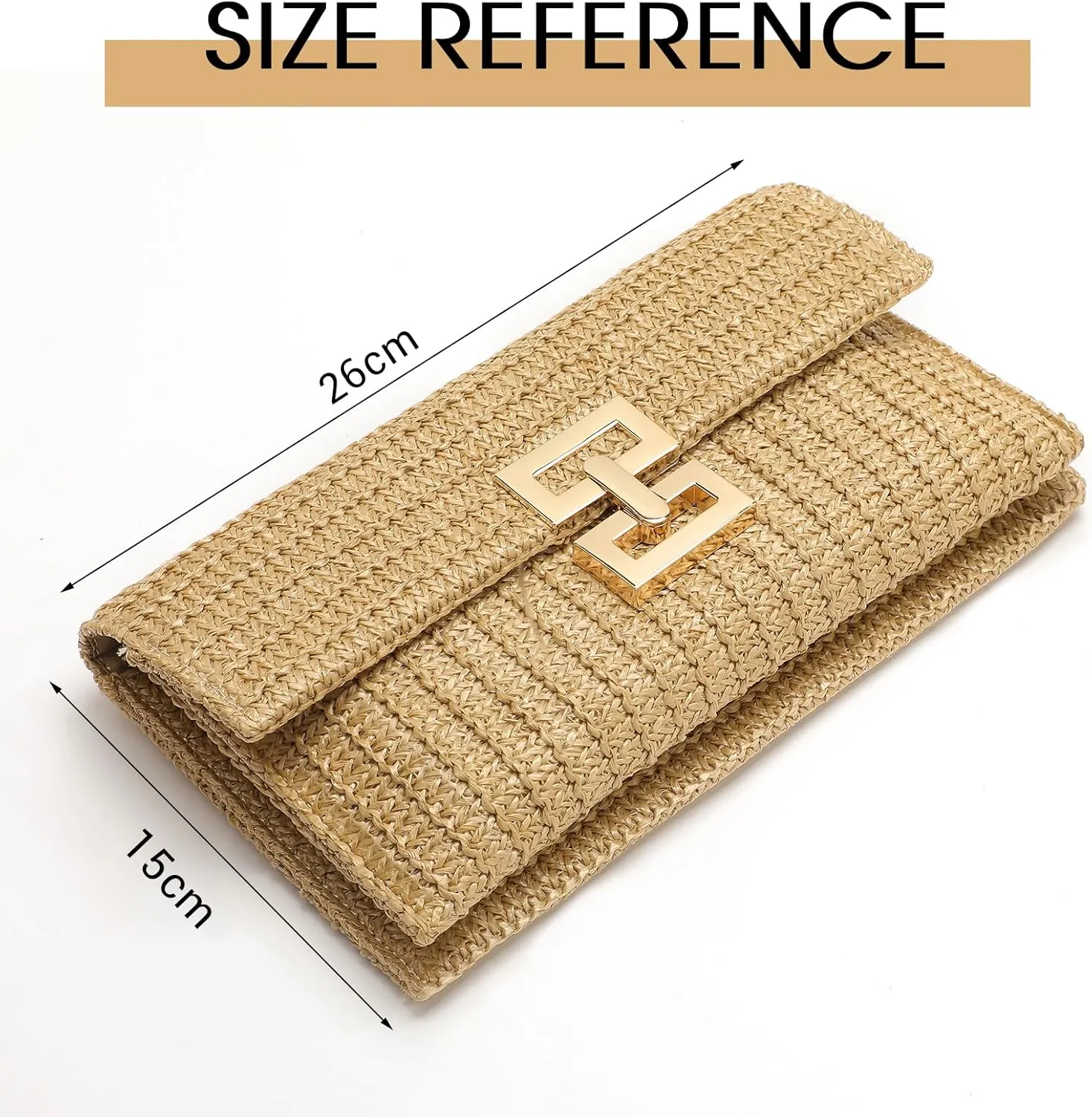Straw Bag Woven Purse Straw Purse