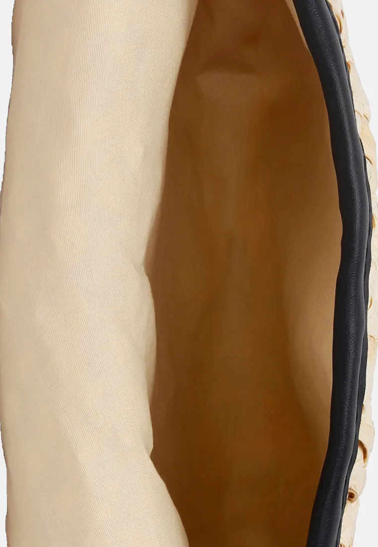 Straw Rope Clutch Bag